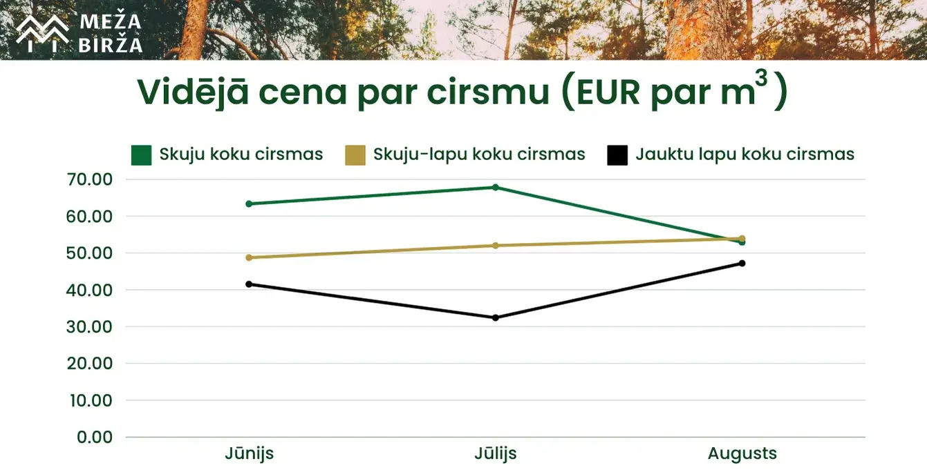 augusta cirsmu cenas meža birža