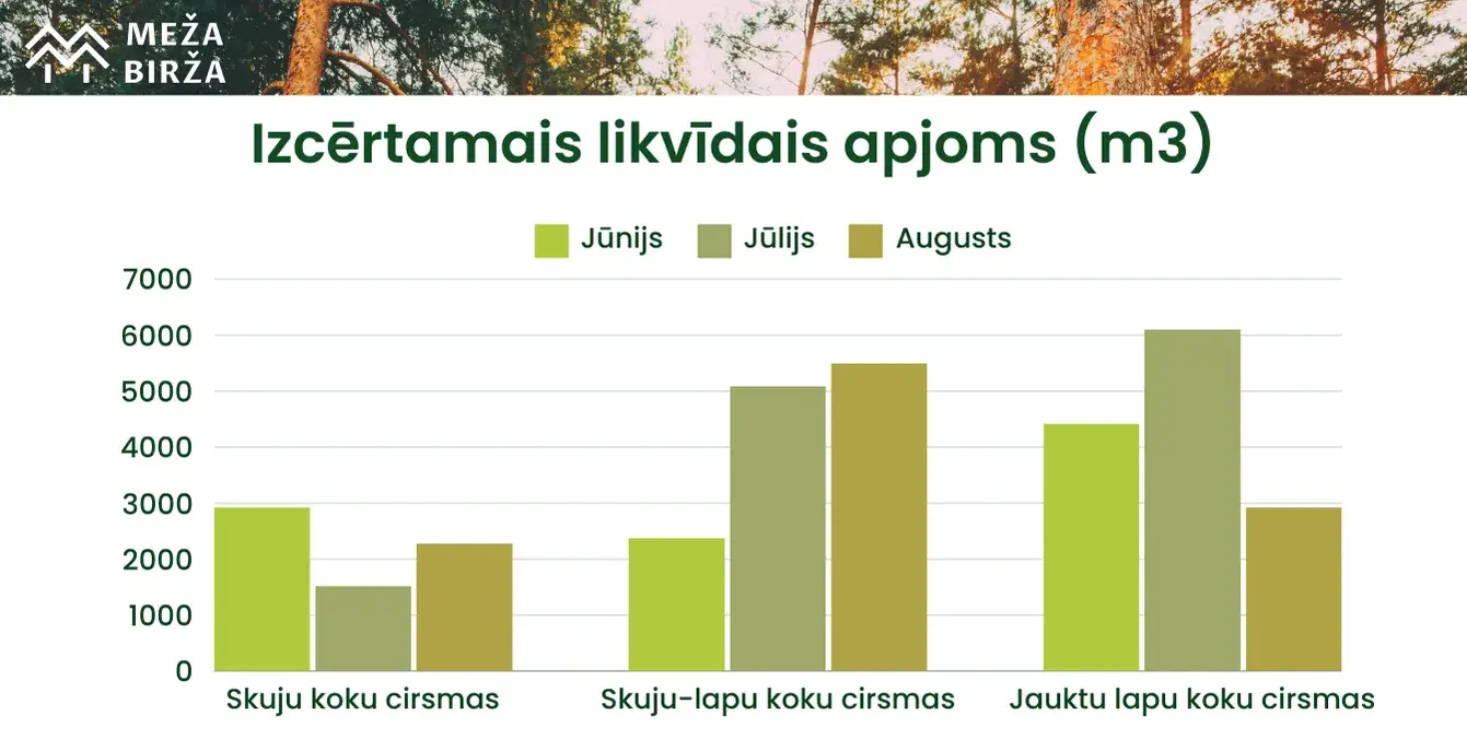 augusta cirsmu cenas meža birža