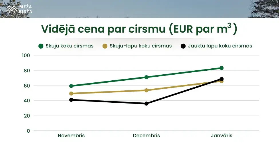 Vidējā cirsmas cena