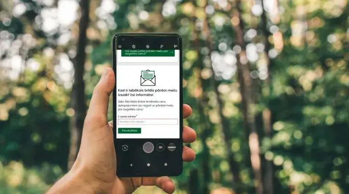 Meža Biržas jaunumi e-pastā